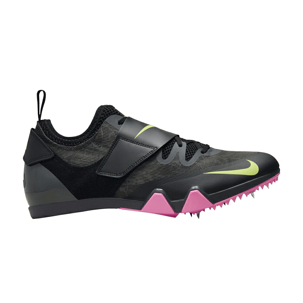 ナイキ ズーム ボルト 黒色 ブラック 'ANTHRACITE PINK' スニーカー メンズ NIKE ZOOM POLE VAULT FIERCE / ANTHRACITE BLACK LIGHT LEMON｜スニケス