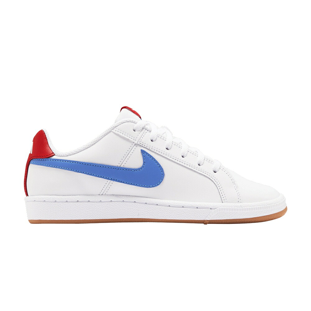 ナイキ コート パシフィック 青色 ブルー 白色 ホワイト 'WHITE GUM' ジュニア キッズ NIKE COURT ROYALE GS PACIFIC BLUE / WHITE PACIFIC BLUE UNIVERSITY ベビー マタニティ スニーカー｜スニケス