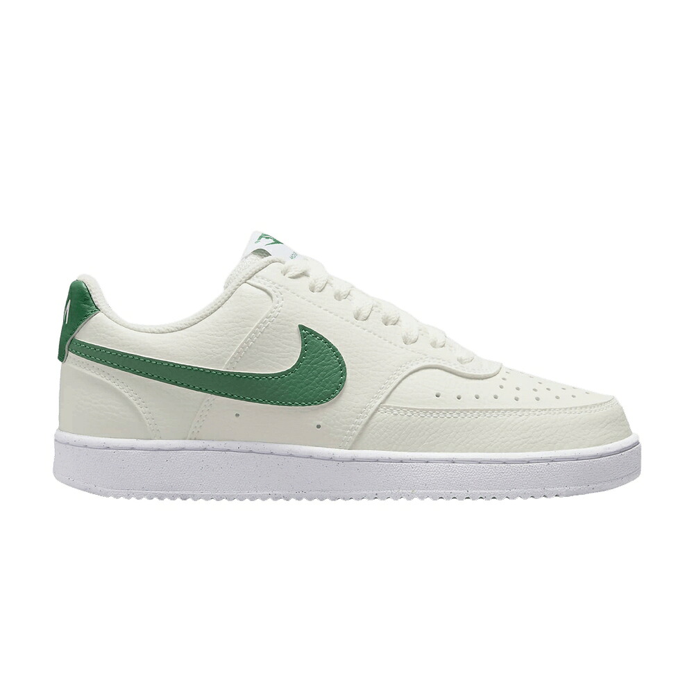ナイキ コート 白色 ホワイト 'SAIL MALACHITE' スニーカー レディース NIKE WMNS COURT VISION LOW NEXT NATURE / SAIL WHITE MALACHITE|スニケス