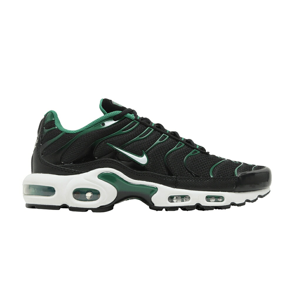 ナイキ マックス 黒いこと 黒いこと 白いこと 白いこと エアマックスプラス \u0027BLACK GUM\u0027 スニーカー メンズ NIKE AIR MAX PLUS MALACHITE / BLACK WHITE MALACHITE GUM LIGHT スニーカー-靴