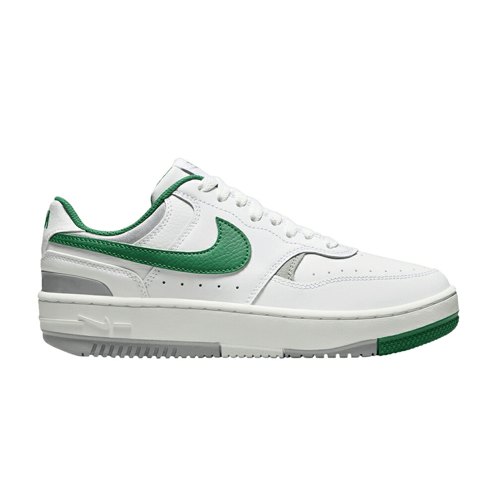 ナイキ 白色 ホワイト 灰色 グレー 'MALACHITE' スニーカー レディース NIKE WMNS GAMMA FORCE / WHITE MALACHITE LIGHT SMOKE GREY|スニケス