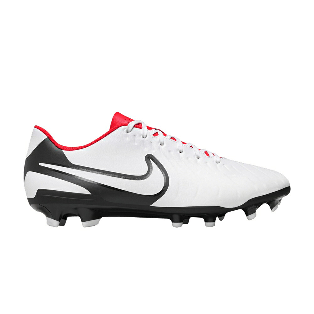 ナイキ ティエンポ レジェンド クラブ 白色 ホワイト クリムゾン 黒色 ブラック 'READY PACK' スニーカー メンズ NIKE TIEMPO LEGEND 10 CLUB MG / WHITE BRIGHT CRIMSON BLACK｜スニケス