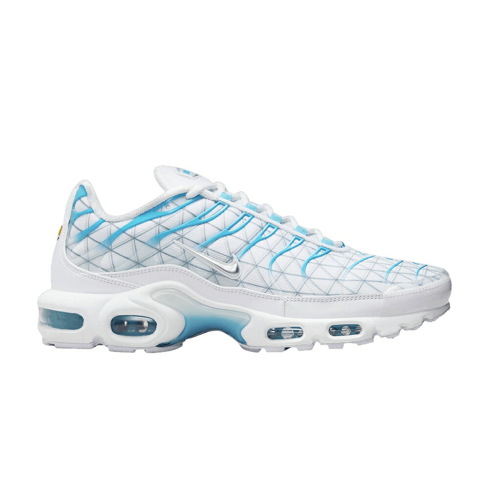 ナイキ マックス 白色 ホワイト 銀色 シルバー エアマックスプラス MARSEILLE スニーカー メンズ NIKE AIR MAX PLUS / WHITE METALLIC SILVER UNIVERSITY