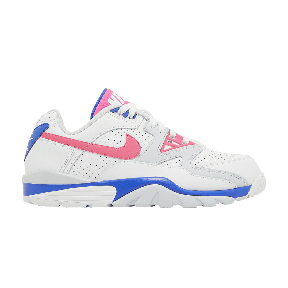 ナイキ トレーナー ピンク 白色 ホワイト 青色 ブルー 'HYPER BLUE' スニーカー メンズ NIKE AIR CROSS TRAINER 3 LOW PINK RACER / WHITE HYPER PINK RACER BLUE FLAT｜スニケス