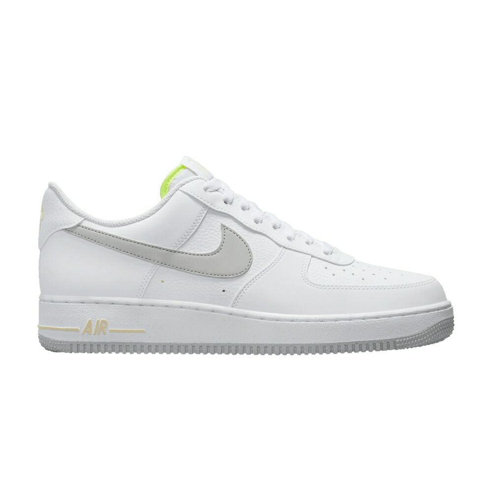 ナイキ 白いこと 白いこと 空軍 \u002707 \u0027WHITE GREY\u0027 スニーカー メンズ NIKE AIR FORCE 1 NEXT NATURE LIGHT SMOKE / WHITE PALE VANILLA VOLT LIGHT