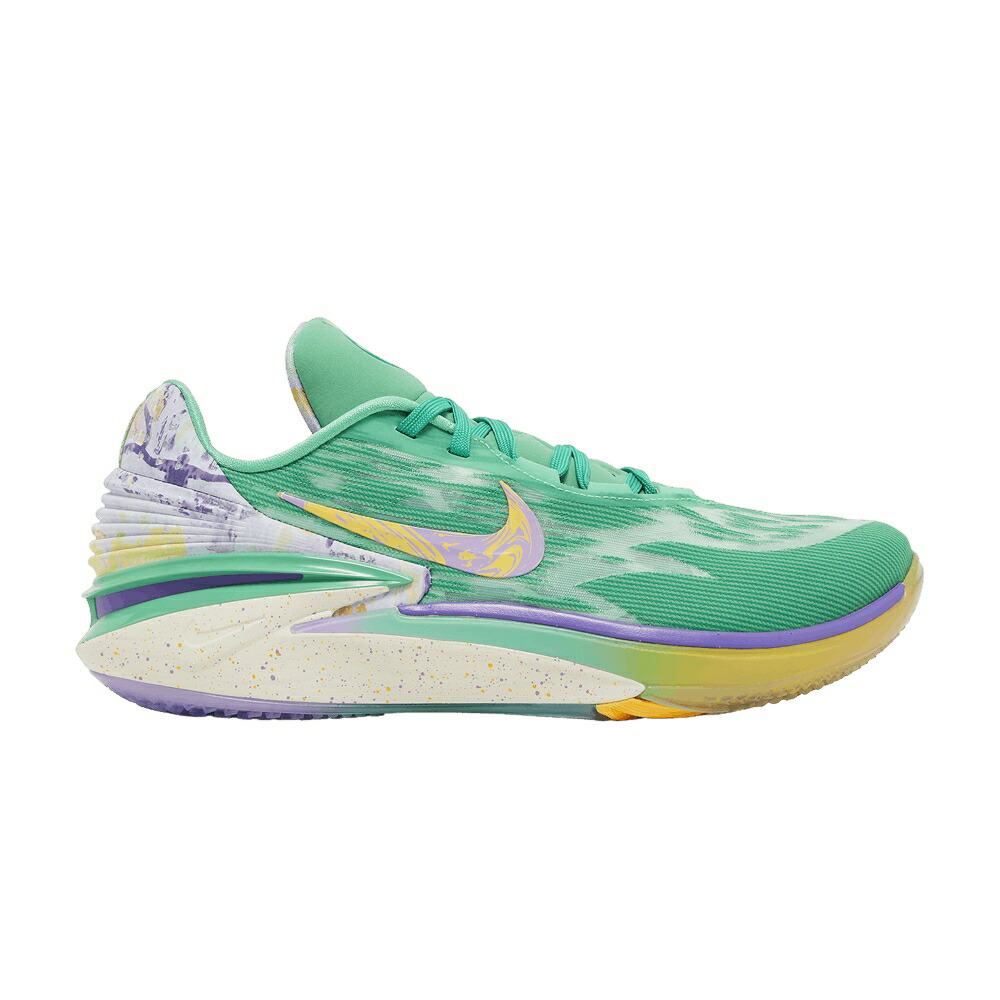 ナイキ 望遠レンズ 発条 緑 緑であること \u0027EYBL JAM\u0027 スニーカー メンズ NIKE AIR ZOOM GT CUT 2 PEACH / SPRING GREEN MULTI COLOR