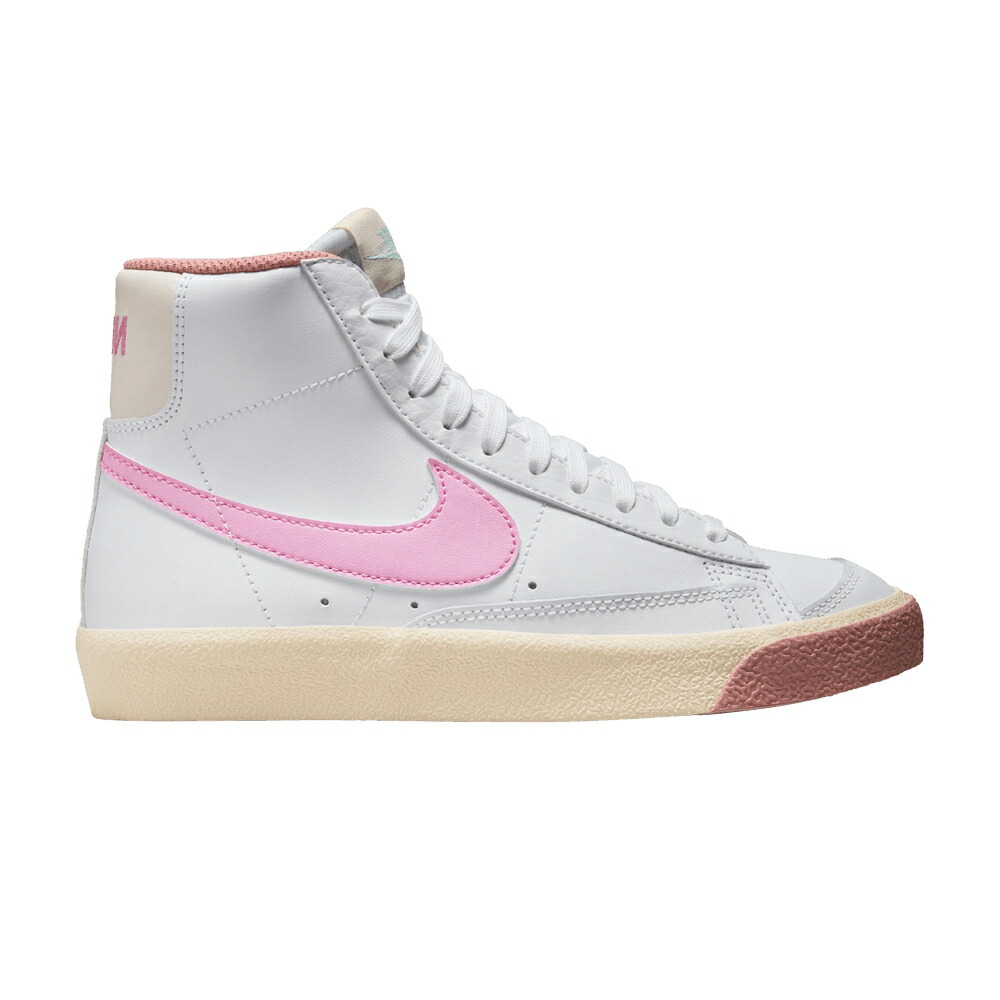 ナイキ ブレイザー ミッド ピンク 白色 ホワイト 翡翠 ジェード 77 WHITE SPELL ジュニア キッズ NIKE BLAZER MID GS PINK / WHITE PINK SPELL GUAVA ICE JADE ベビー マタニティ スニーカー