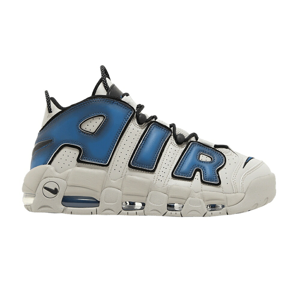 ナイキ 脹れ上がるペース 青味 青味 エアモアアップテンポ モアテン \u002796 \u0027INDUSTRIAL BLUE\u0027 スニーカー メンズ NIKE AIR MORE UPTEMPO / LIGHT IRON ORE INDUSTRIAL BLUE