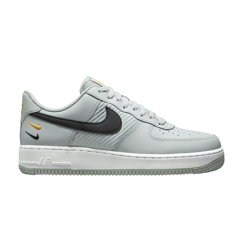ナイキ スウッシュ スウォッシュ 灰色 グレー ゴールド 白色 ホワイト エアフォース '07 'DOUBLE GREY' スニーカー メンズ NIKE AIR FORCE 1 SWOOSH - WOLF / WOLF GREY UNIVERSITY GOLD WHITE 40,820円