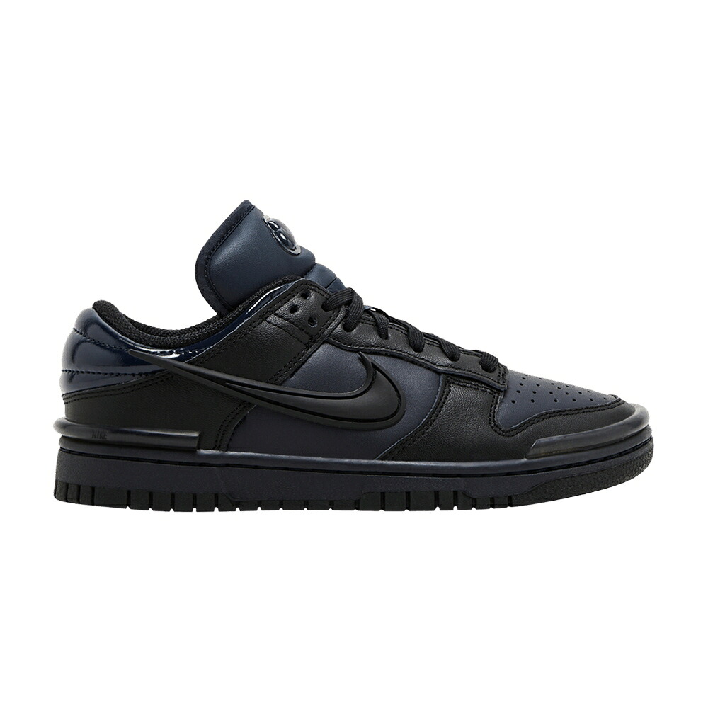 ナイキ ダンク 黒色 ブラック ダンクロー 'DARK OBSIDIAN' スニーカー レディース NIKE WMNS DUNK LOW TWIST / DARK OBSIDIAN BLACK BLACK｜スニケス