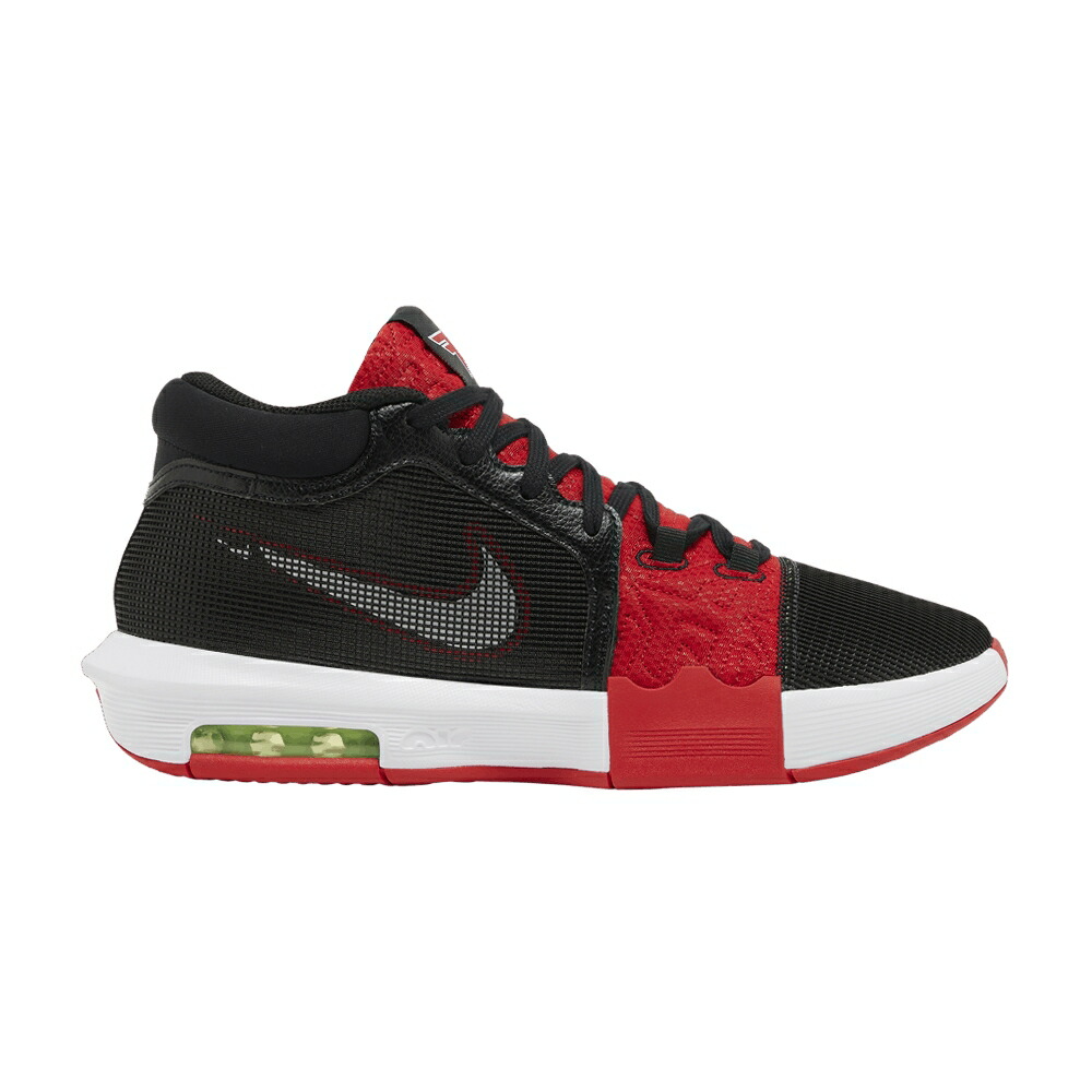 ナイキ レブロン 黒色 ブラック 白色 ホワイト 赤 レッド ウィットネス 'BRED' スニーカー メンズ NIKE FAZE CLAN X LEBRON WITNESS 8 / BLACK WHITE UNIVERSITY RED｜スニケス