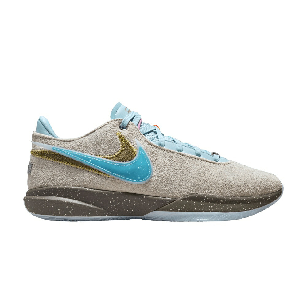 ナイキ レブロン ライズ \u0027MESSAGE BOTTLE\u0027 スニーカー メンズ NIKE UNKNWN X LEBRON 20 EP IN A / GUAVA ICE EMERALD RISE MEDIUM