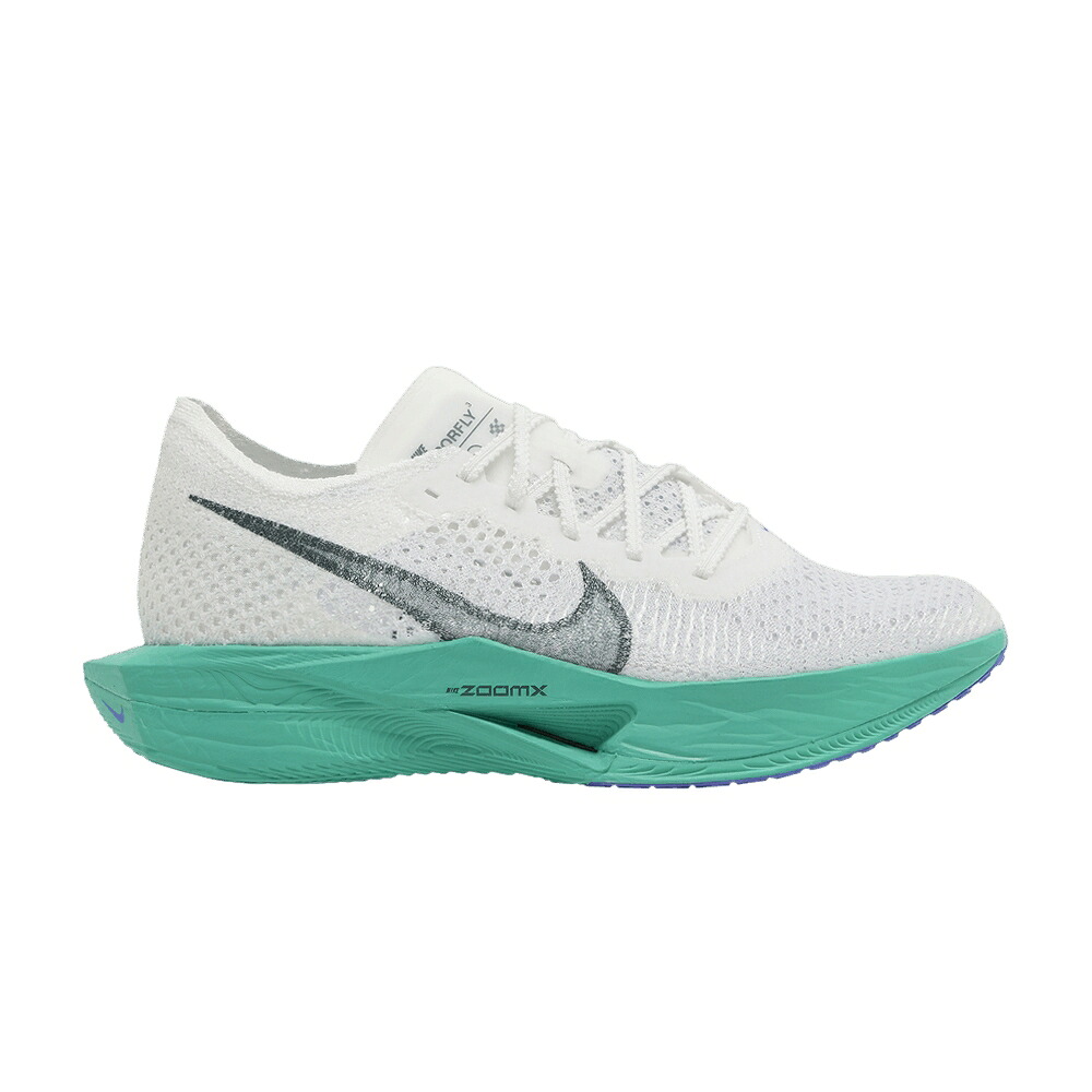 ナイキ 翡翆 ジェード 白いこと 白いこと ディープ NEXT% \u0027WHITE ICE\u0027 スニーカー レディース NIKE WMNS ZOOMX VAPORFLY 3 JADE / WHITE JADE ICE CLEAR JADE DEEP