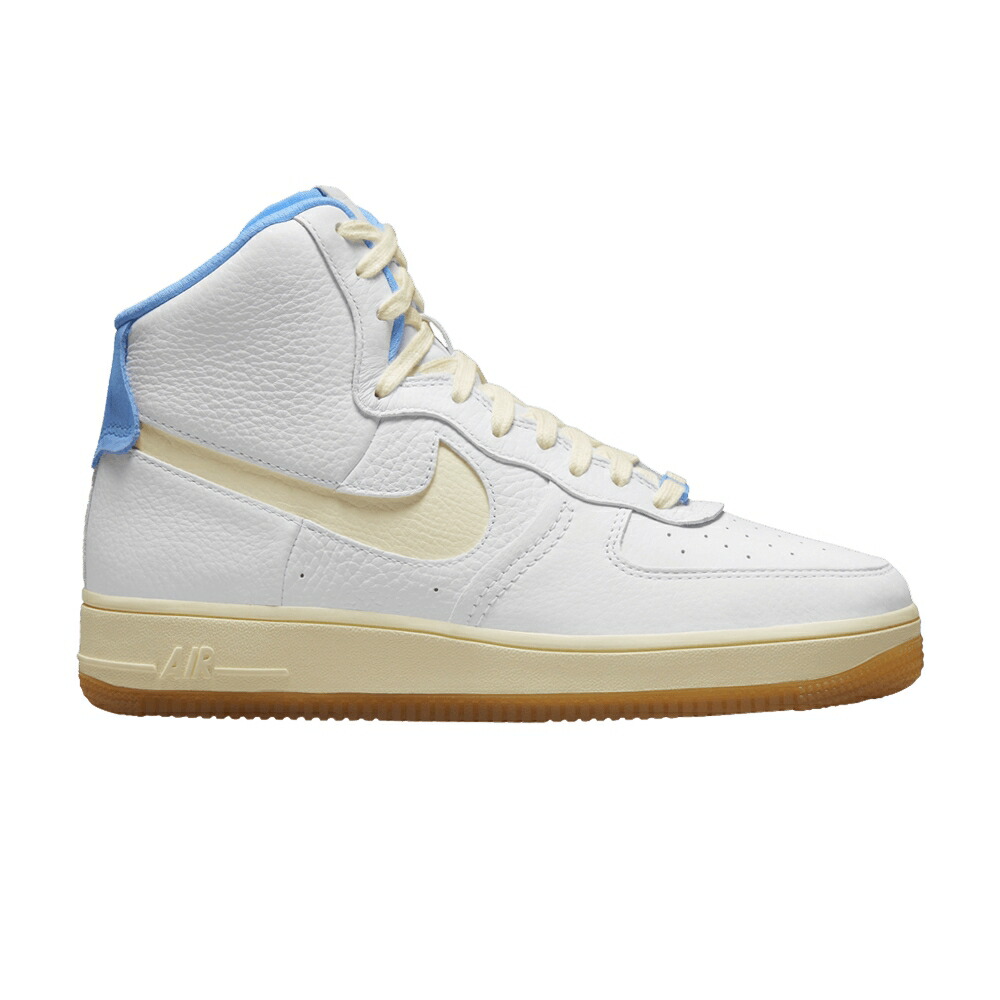 ナイキ 白色 ホワイト 青色 ブルー エアフォース 'WHITE BLUE' スニーカー レディース NIKE WMNS AIR FORCE 1 SCULPT UNIVERSITY / WHITE UNIVERSITY BLUE ALABASTER｜スニケス