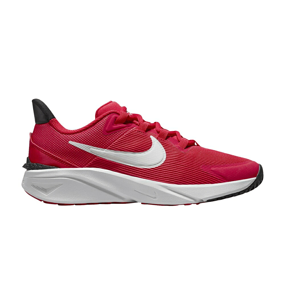 ナイキ 赤 レッド 黒色 ブラック 白色 ホワイト 'UNIVERSITY RED' ジュニア キッズ NIKE STAR RUNNER 4 GS / UNIVERSITY RED BLACK WHITE ベビー マタニティ スニーカー
