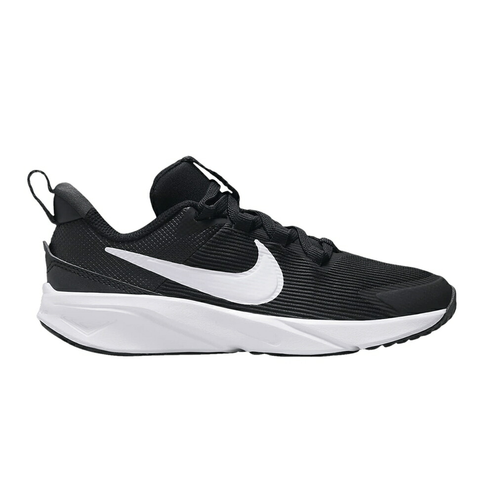 ナイキ 黒いこと 黒いこと 白いこと 白いこと \u0027BLACK WHITE\u0027 御坊っちゃん キッズ NIKE STAR RUNNER 4 なおなお書き / BLACK ANTHRACITE WHITE もの言う花 マタニティ スニーカー