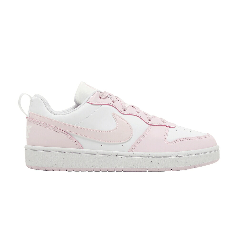 ナイキ コート 白色 ホワイト ピンク コートバーロウ 'PINK WHITE' ジュニア キッズ NIKE COURT BOROUGH LOW RECRAFT GS FOAM / WHITE PINK FOAM ベビー マタニティ スニーカー
