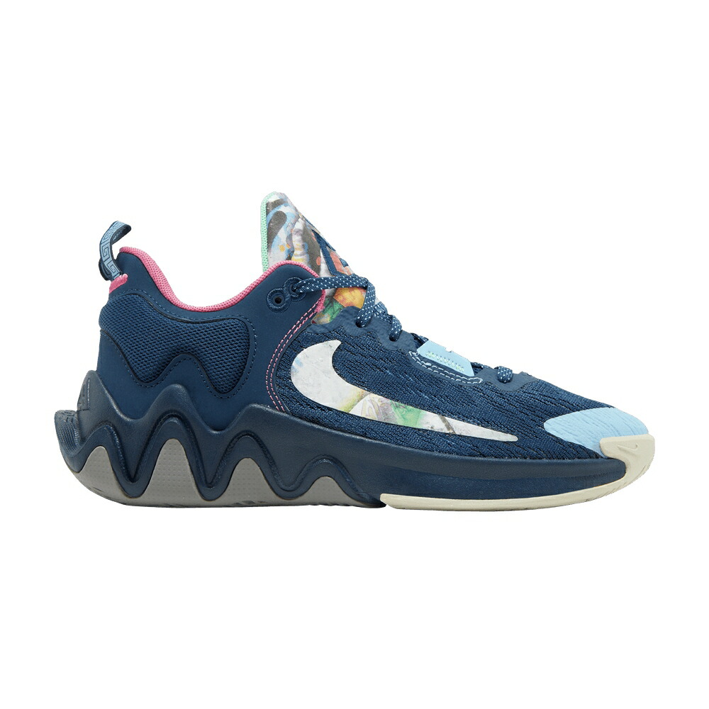 ナイキ 青色 ブルー FLORAL ジュニア キッズ NIKE GIANNIS IMMORTALITY 2 SE GS / VALERIAN BLUE PINKSICLE PARTICLE ベビー マタニティ スニーカー
