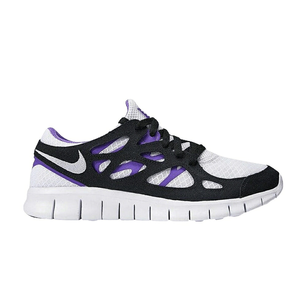 ナイキ 無償性 幽客 白いこと 白いこと 黒いこと 黒いこと 動き 2.0 \u0027BLACK PURPLE\u0027 スニーカー メンズ NIKE FREE RUN / WHITE BLACK ACTION GRAPE スニーカー-靴-メンズ靴