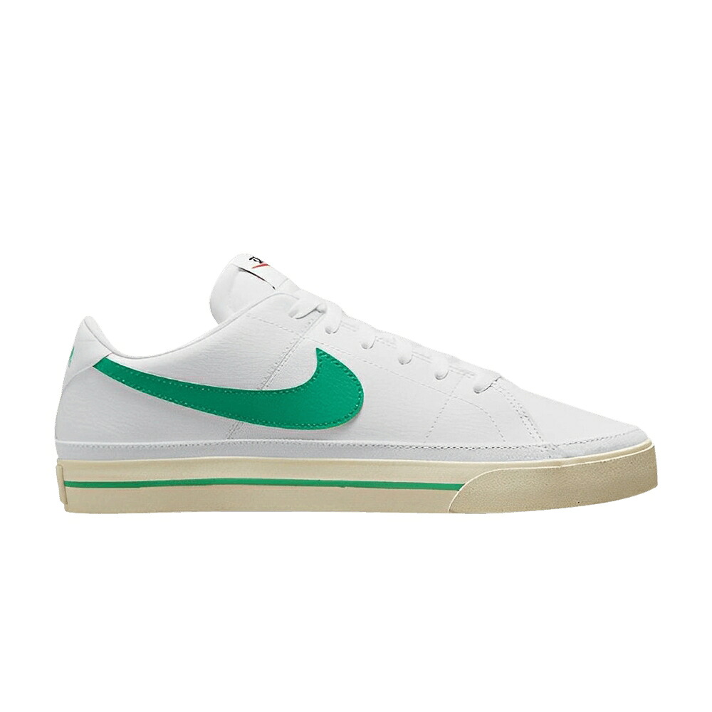 ナイキ 厚地の外套 レガシー 白いこと 白いこと 緑 緑であること \u0027WHITE GREEN\u0027 スニーカー メンズ NIKE COURT LEGACY NEXT NATURE / WHITE GREEN