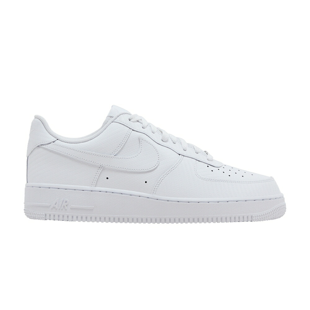 ナイキ 衣料繊維 白いこと 白いこと 空軍 \u002707 \u0027CARBON WHITE\u0027 スニーカー メンズ NIKE AIR FORCE 1 FIBER PACK - / WHITE WHITE