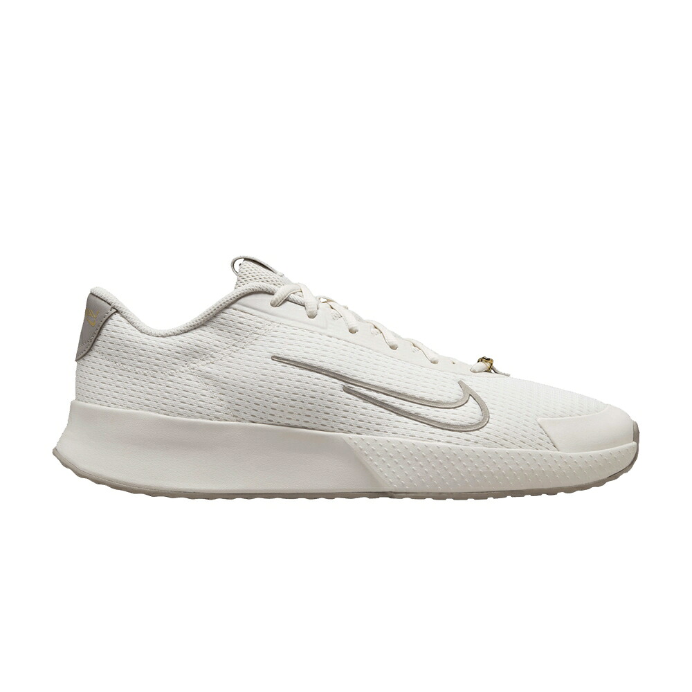 ナイキ コート ライト プレミアム カレッジ 灰色 グレー 'GOLD PACK' スニーカー メンズ NIKE NIKECOURT VAPOR LITE 2 PREMIUM HC FLAIR / PHANTOM COLLEGE GREY METALLIC｜スニケス