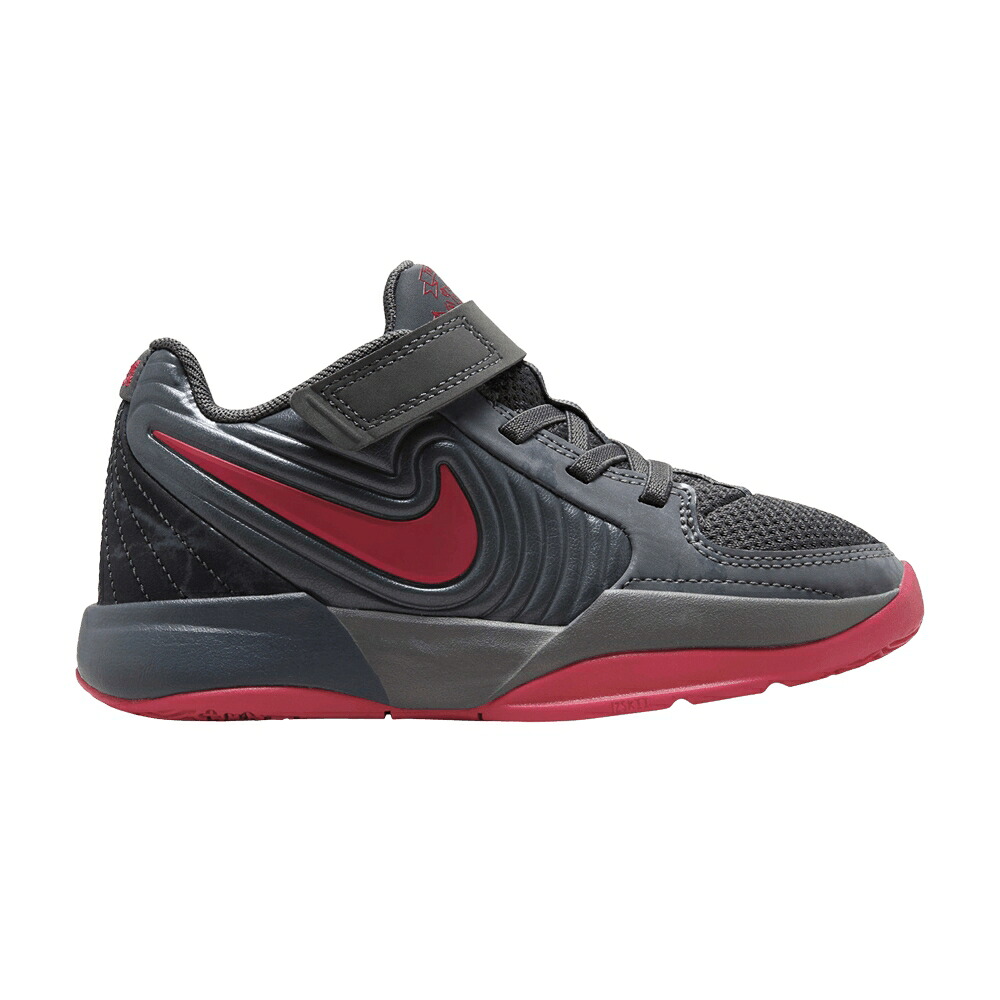 ナイキ 灰色 グレー 赤 レッド 'KING COURT' ジュニア キッズ NIKE JA 2 PS OF THE / IRON GREY ANTHRACITE GYM RED ベビー マタニティ スニーカー｜スニケス