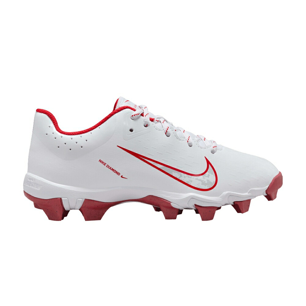 ナイキ キーストーン 白色 ホワイト ピュア プラチナム WHITE RED ジュニア キッズ NIKE HYPERDIAMOND 4 KEYSTONE GS UNIVERSITY / WHITE PURE PLATINUM UNIVERSITY ベビー マタニティ スニーカー