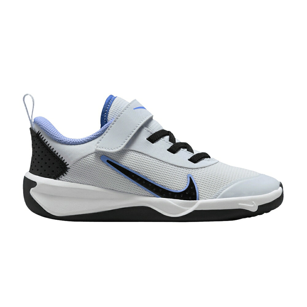 ナイキ 灰色 グレー 黒色 ブラック 'FOOTBALL PULSE' ジュニア キッズ NIKE OMNI MULTI-COURT PS GREY ROYAL / FOOTBALL GREY BLACK ASTRONOMY ベビー マタニティ スニーカー|スニケス