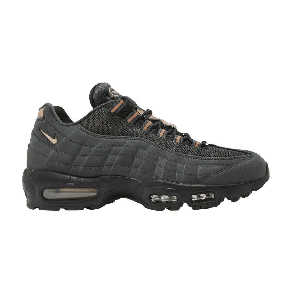 ナイキ マックス 黒色 ブラック 赤 レッド 銅 ブロンズ エアマックス 'LIVE YOURS' スニーカー メンズ NIKE CENTRAL CEE X AIR MAX 95 / BLACK METALLIC RED BRONZE