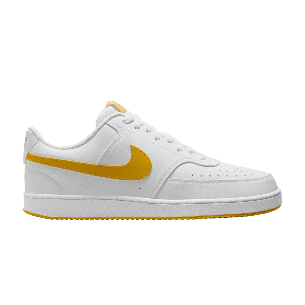 ナイキ コート 白色 ホワイト ゴールド 'WHITE GOLD' スニーカー メンズ NIKE COURT VISION LOW NEXT NATURE UNIVERSITY / WHITE UNIVERSITY GOLD