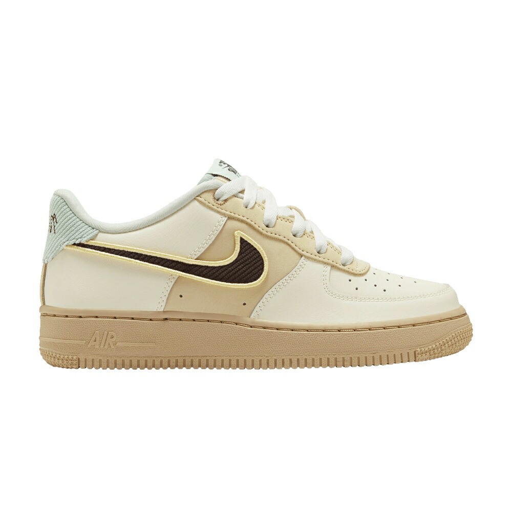 ナイキ 茶色 ブラウン エアフォース PASSING PACK ジュニア キッズ NIKE AIR FORCE 1 LOW GS NOTES / COCONUT MILK BAROQUE BROWN ベビー マタニティ スニーカー