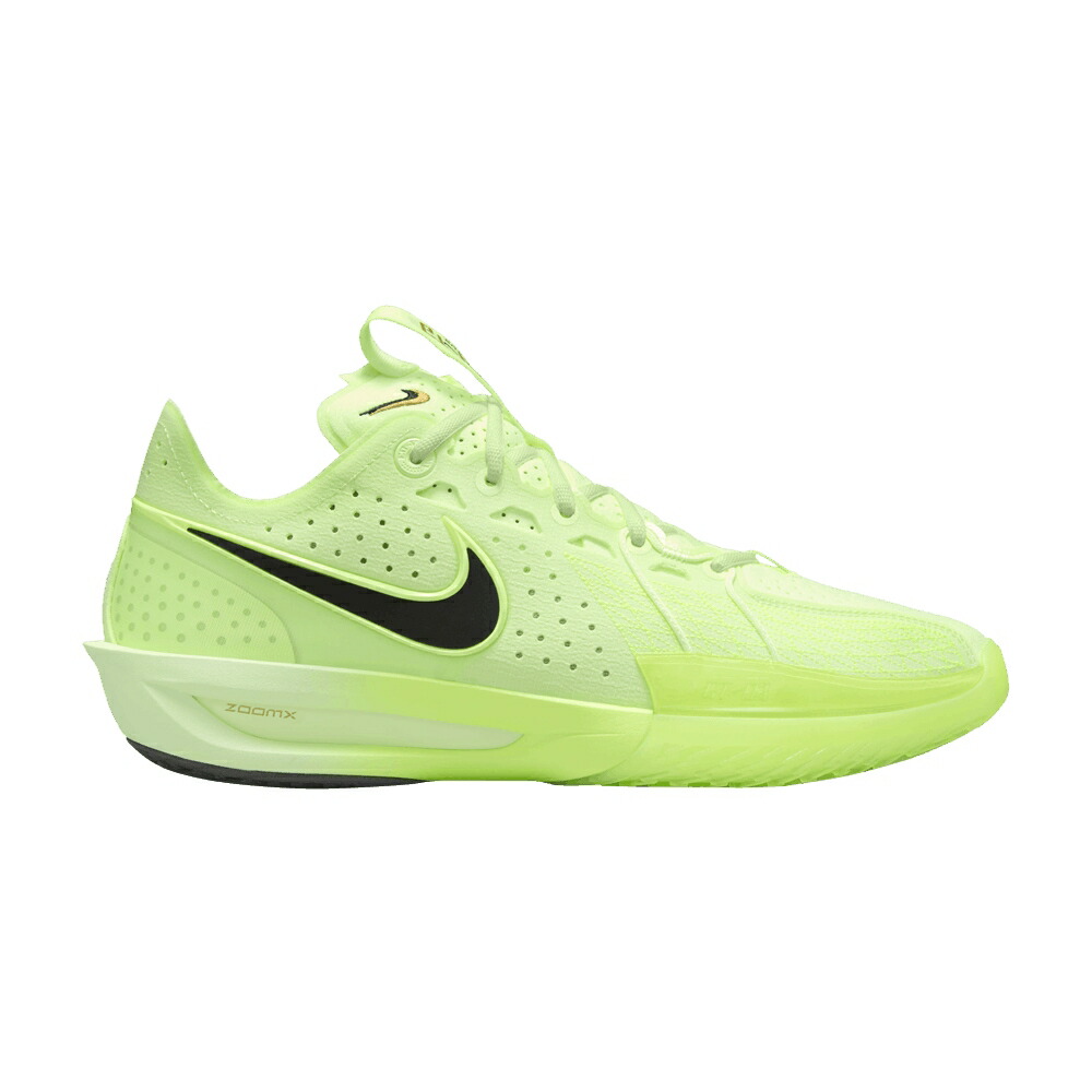 ナイキ ズーム 黒色 ブラック THE ILLUSIONIST スニーカー メンズ NIKE AIR ZOOM GT CUT 3 EP / BARELY VOLT BLACK VOLT METALLIC