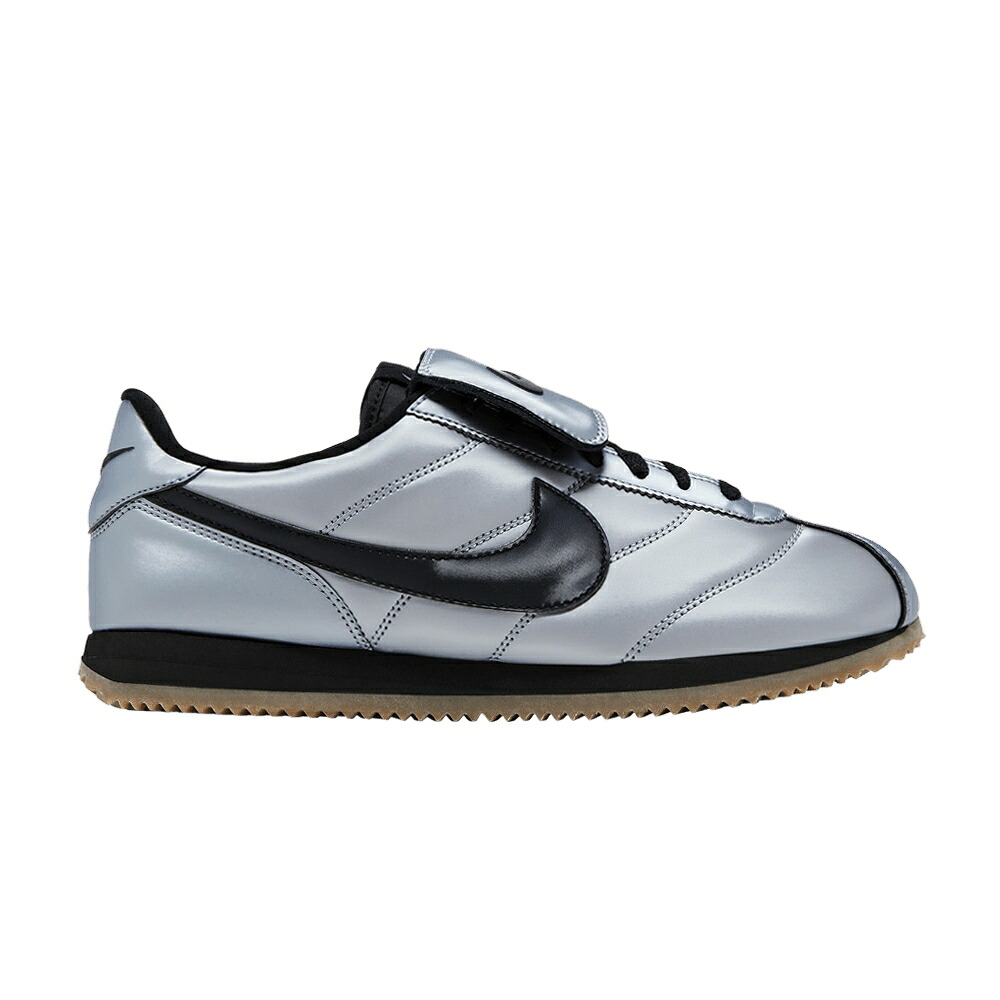 ナイキ コルテッツ レザー クール 灰色 グレー 黒色 ブラック 'TIEMPO GREY' スニーカー メンズ NIKE CORTEZ LEATHER SE PACK - METALLIC COOL / METALLIC COOL GREY BLACK GUM|スニケス
