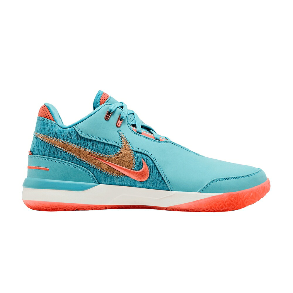 ナイキ ズーム レブロン 青色 ブルー ワイルド 'MIAMI' スニーカー メンズ NIKE ZOOM LEBRON NXXT GEN AMPD / MINERAL BLUE LIGHT WILD MANGO