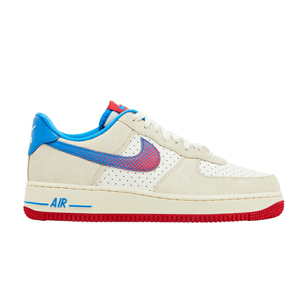 ナイキ 青味 青色 空軍 \u002707 \u0027HARLEM PACK\u0027 スニーカー メンズ NIKE AIR FORCE 1 LV8 GLOBETROTTERS / COCONUT MILK SAIL PHOTO BLUE 靴-メンズ靴
