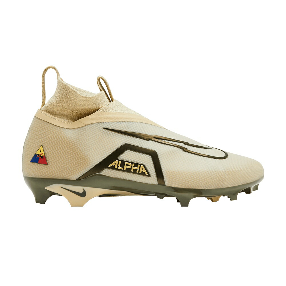 ナイキ アルファ エリート チーム ベガス ゴールド オリーブ ARMY POINT スニーカー メンズ NIKE ALPHA MENACE ELITE 3 SMU WEST PE / TEAM VEGAS GOLD MEDIUM OLIVE