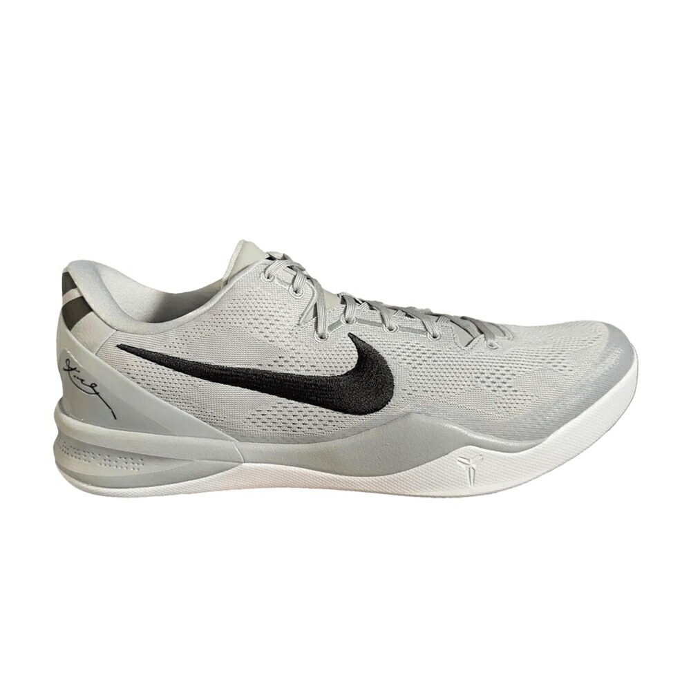 ナイキ コービー プロトロ 灰色 グレー 黒色 ブラック 白色 ホワイト WOLF BLACK スニーカー メンズ NIKE KOBE 8 PROTRO TB PROMO GREY / WOLF GREY BLACK WHITE