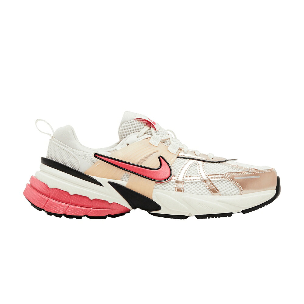 ナイキ 幽客 さくら色 黒いこと 黒いこと \u0027GUAVA PINK\u0027 スニーカー レディース NIKE WMNS V2K RUN ICE ASTER / GUAVA ICE ASTER PINK BLACK レディース靴-スニーカー-靴