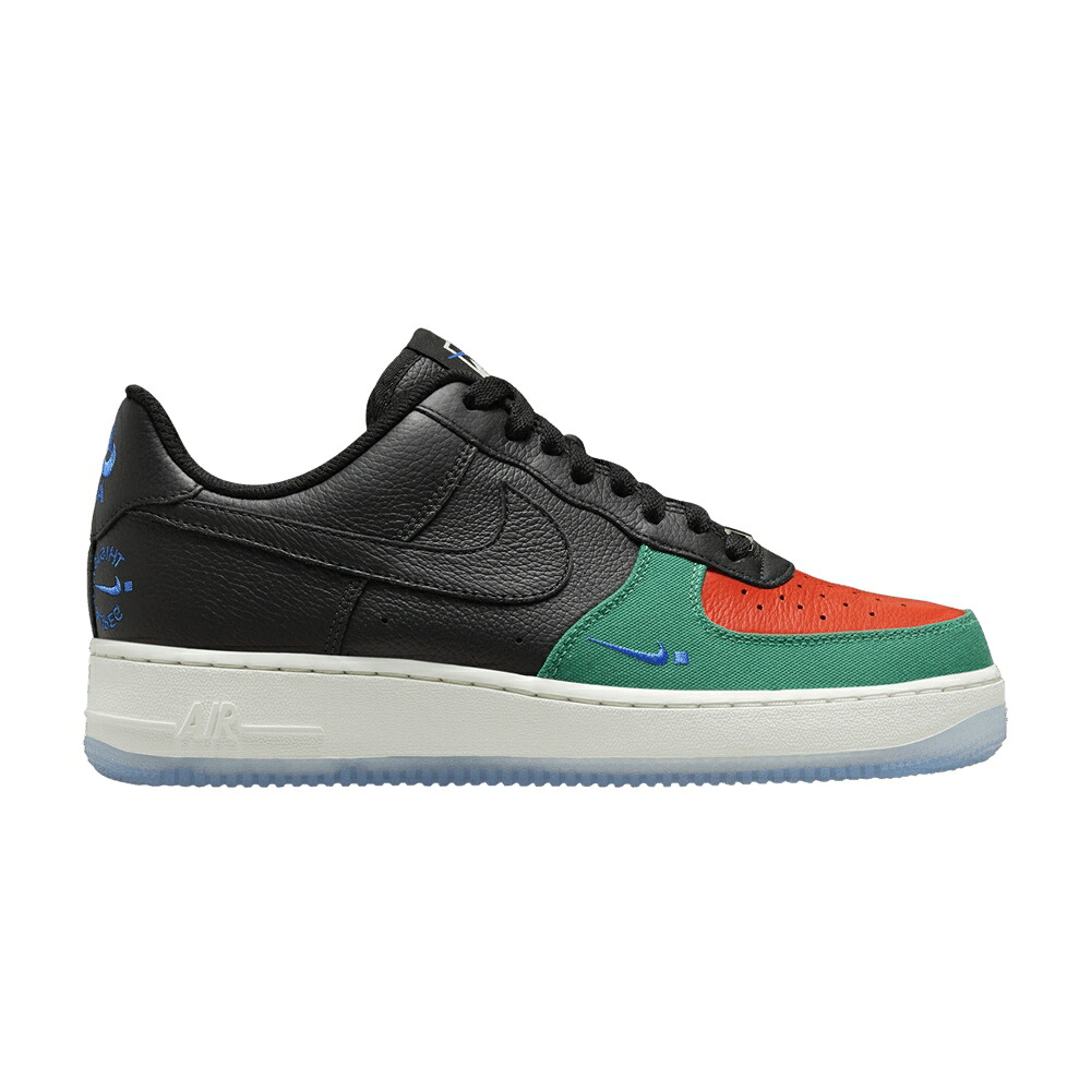 ナイキ 黒いこと 黒いこと 空軍 \u0027TINAJ B\u0027 スニーカー メンズ NIKE AIR FORCE 1 LOW / BLACK BLACK MULTI COLOR
