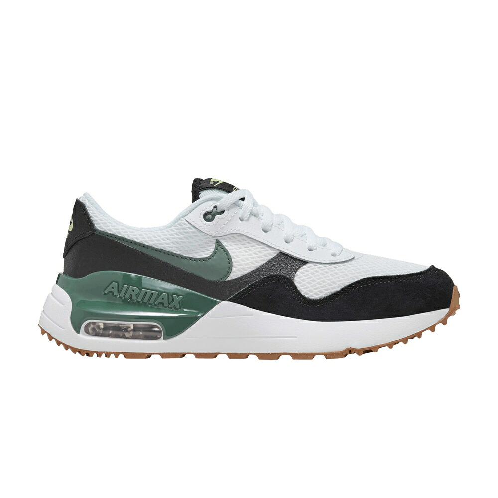 ナイキ マックス 黒いこと 黒いこと ビンテージ ヴィンテージ 白いこと 白いこと エア湖マックス \u0027WHITE GREEN\u0027 御坊っちゃん キッズ NIKE AIR MAX SYSTM GS BLACK VINTAGE / WHITE BLACK BARELY VOLT VINTAGE もの言う花 マタニテ