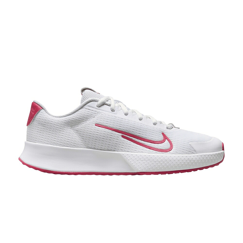ナイキ コート ライト 白色 ホワイト クリムゾン 'WHITE PUNCH' スニーカー レディース NIKE WMNS NIKECOURT VAPOR LITE 2 HC HOT / WHITE HOT PUNCH CRIMSON TINT