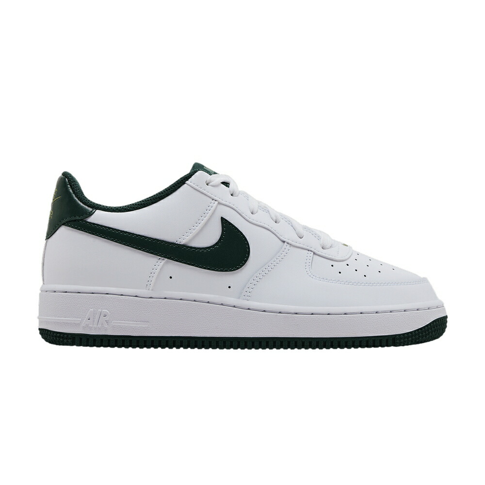 ナイキ ビンテージ ヴィンテージ 白色 ホワイト 緑 グリーン エアフォース WHITE GREEN ジュニア キッズ NIKE AIR FORCE 1 GS VINTAGE / WHITE OIL GREEN VINTAGE GREEN ベビー マタニティ スニーカー