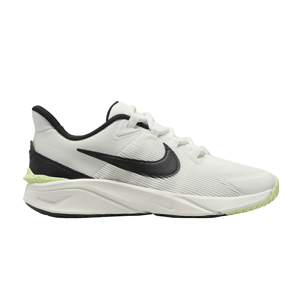 ナイキ 白いこと 白いこと \u0027SUMMIT BLACK\u0027 御坊っちゃん キッズ NIKE STAR RUNNER 4 GS WHITE / SUMMIT WHITE BARELY VOLT WHITE もの言う花 マタニティ スニーカー