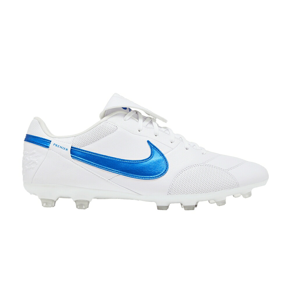 ナイキ 割り増し金 白いこと 白いこと 青味 青み \u0027WHITE BLUE\u0027 スニーカー メンズ NIKE PREMIER 3 LOW FG SIGNAL / WHITE SIGNAL BLUE