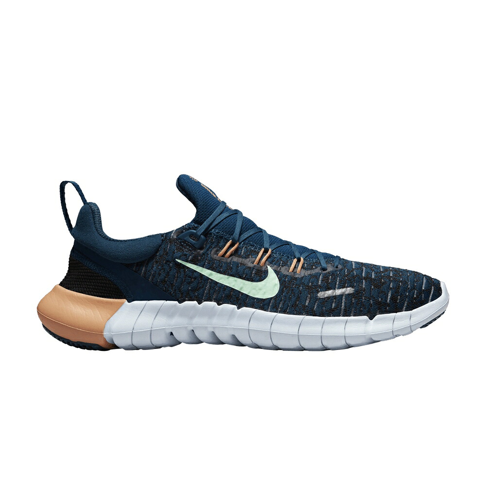 ナイキ フリー ラン 青色 ブルー 橙 オレンジ 5.0 'VALERIAN TRANCE' スニーカー レディース NIKE WMNS FREE RUN NEXT NATURE BLUE ORANGE / VALERIAN BLUE MINT FOAM ORANGE