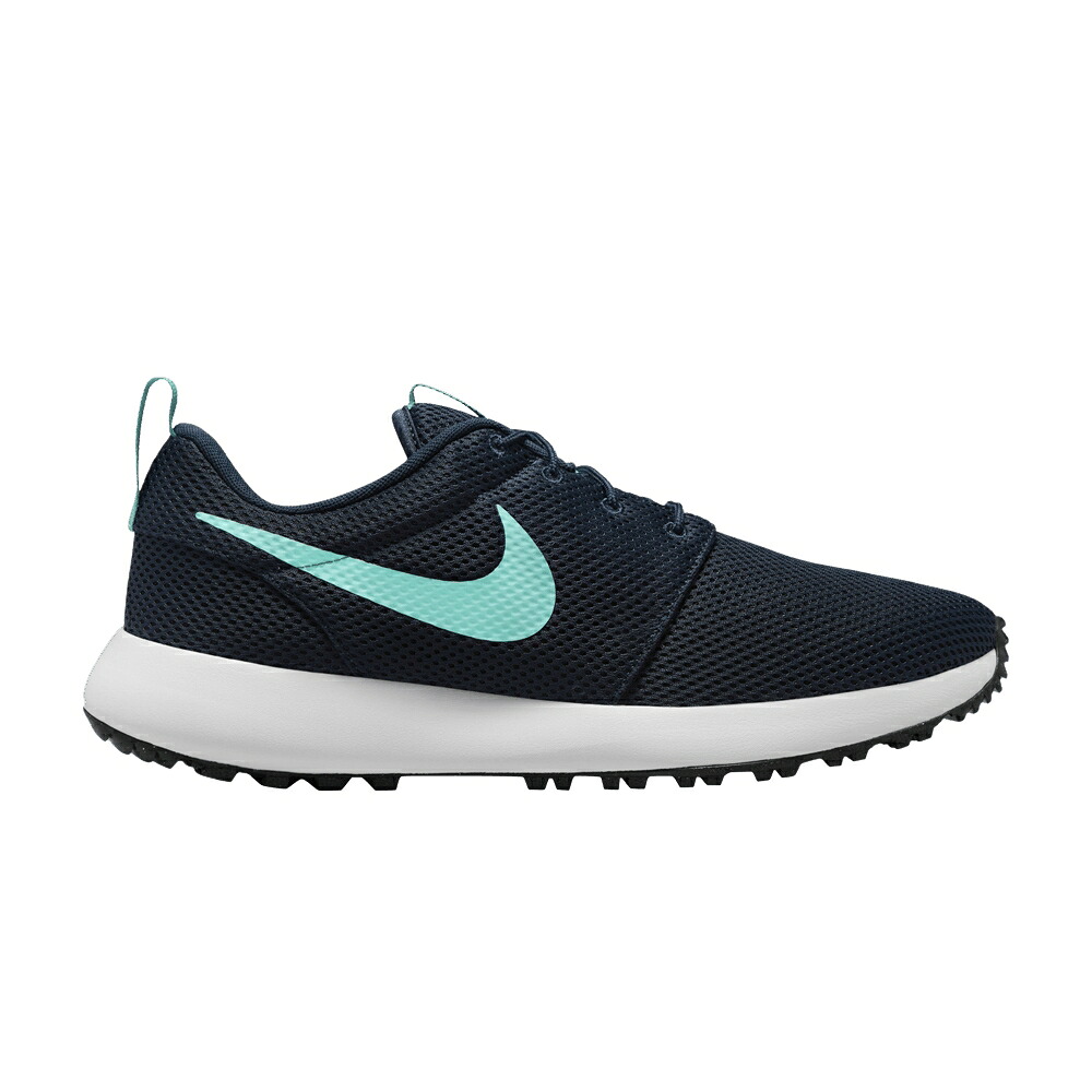 ナイキ ゴルフ 紺色 ネイビー 緑 グリーン 黒色 ブラック 白色 ホワイト 'ARMORY FROST' スニーカー メンズ NIKE ROSHE GOLF NEXT NATURE NAVY GREEN / ARMORY NAVY BLACK WHITE GREEN|スニケス