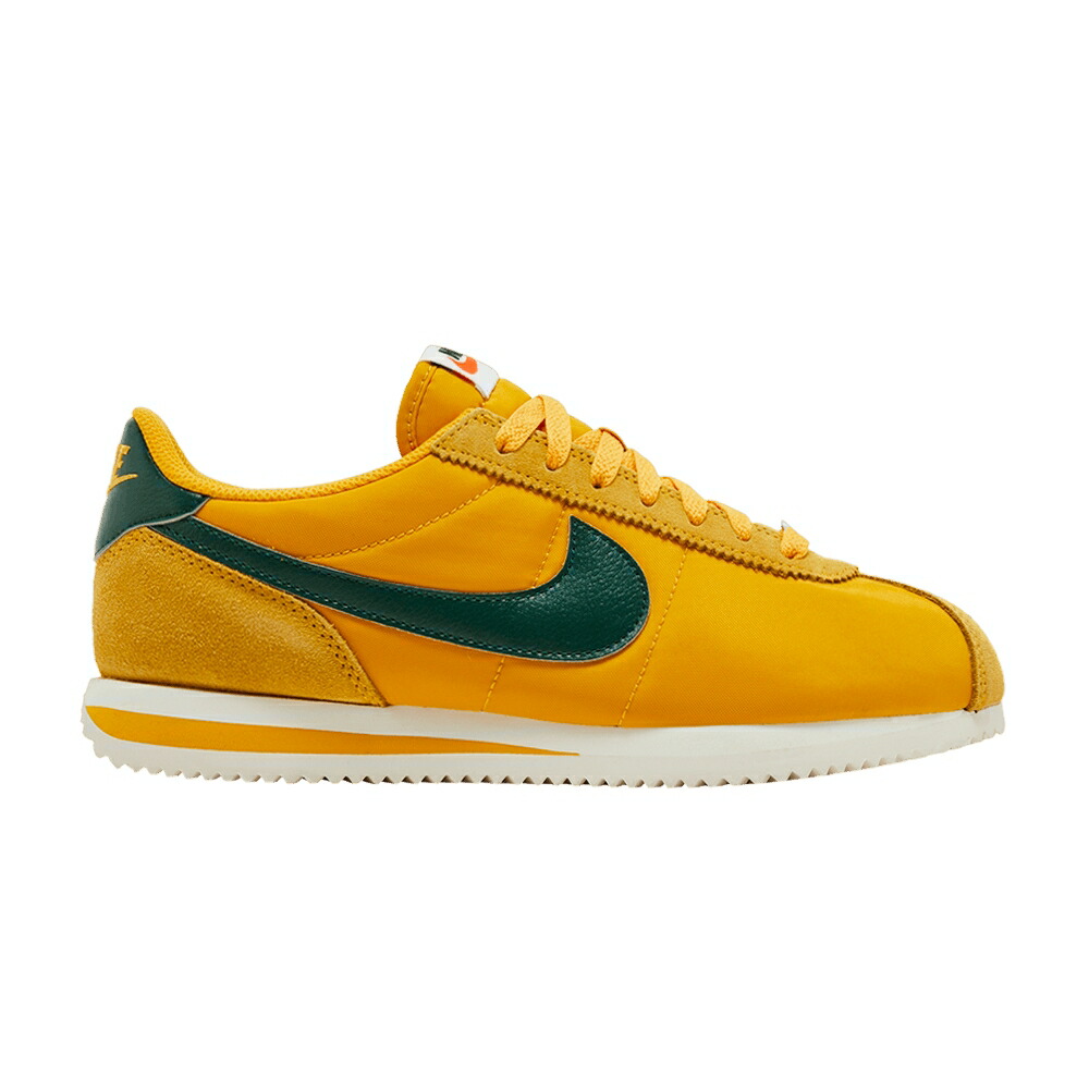 ナイキ コルテッツ 黄色 イエロー 橙 オレンジ 黒色 ブラック YELLOW GREEN スニーカー レディース NIKE WMNS CORTEZ OCHRE GORGE / YELLOW OCHRE SAFETY ORANGE BLACK