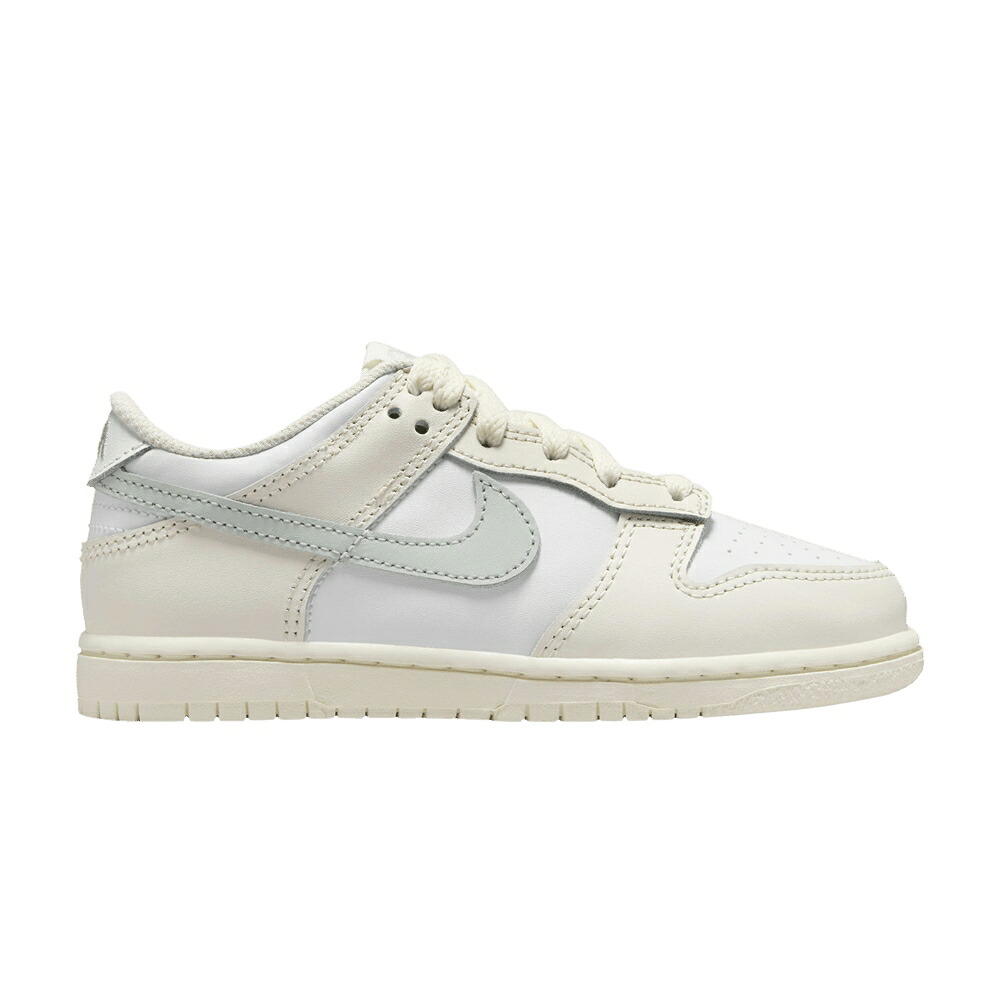 ナイキ ダンク 白色 ホワイト 銀色 シルバー ダンクロー 'PHANTOM SILVER' ジュニア キッズ NIKE DUNK LOW PS LIGHT / WHITE PHANTOM LIGHT SILVER ベビー マタニティ スニーカー|スニケス