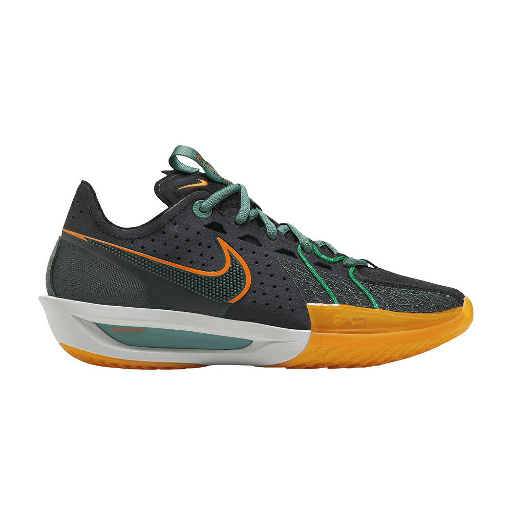 ナイキ ズーム 黒色 ブラック ビンテージ ヴィンテージ 緑 グリーン 'SWOOSH SQUAD' スニーカー メンズ NIKE AIR ZOOM GT CUT 3 EP / BLACK VINTAGE GREEN BICOASTAL
